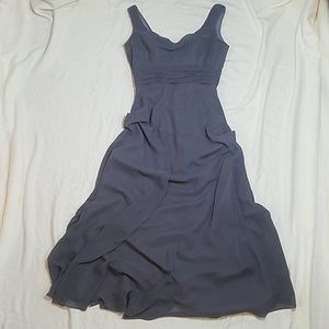 Allure bridals charcoal gray formal dress